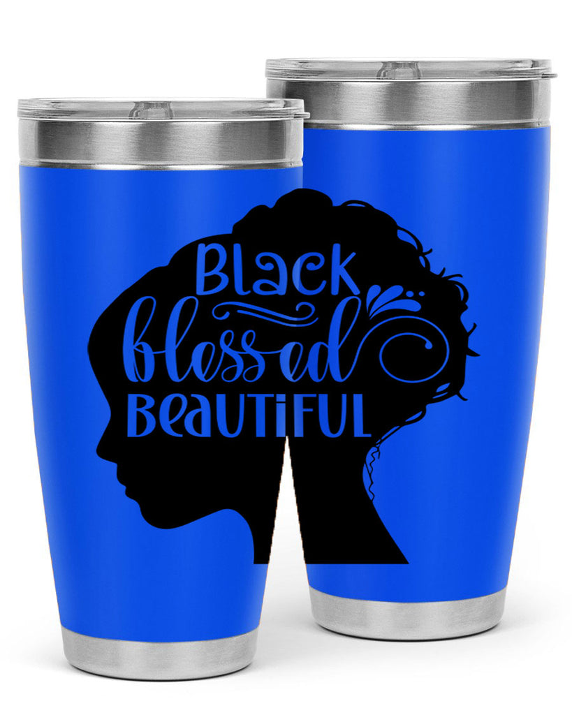 black blessed beautiful Style 62#- women-girls- Tumbler