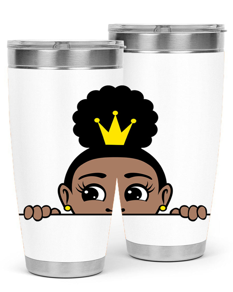 afro puff crown girl 2#- women-girls- Tumbler