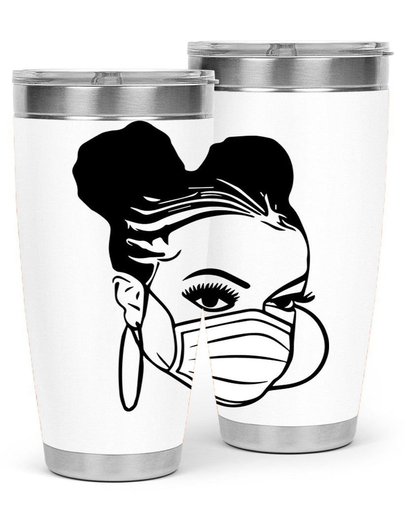 black nurse 6#- women-girls- Tumbler
