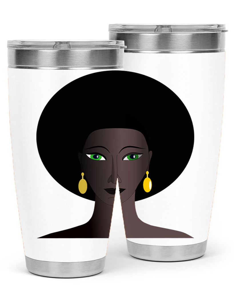 machovka black woman with green eyes 27#- women-girls- Tumbler
