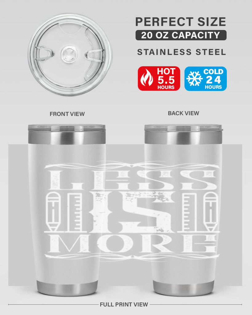 Less is more Style 27#- architect- tumbler