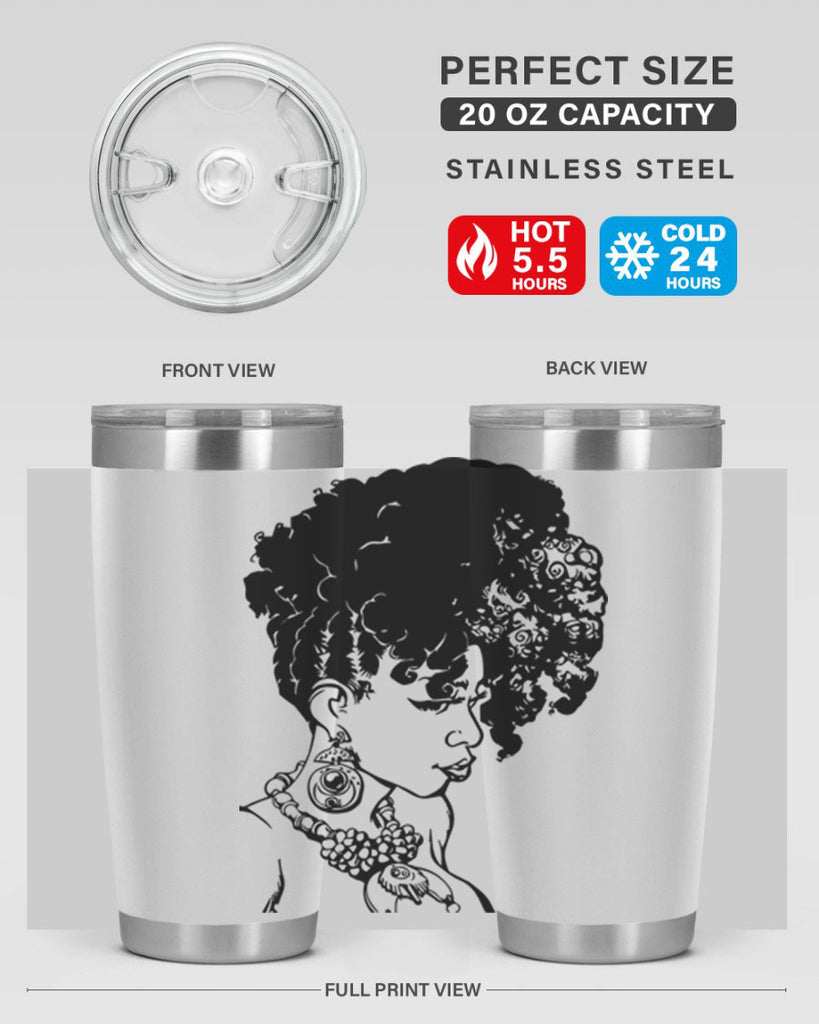 black women - queen 40#- women-girls- Tumbler