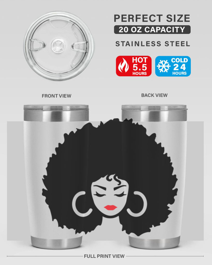 black women - queen 63#- women-girls- Tumbler