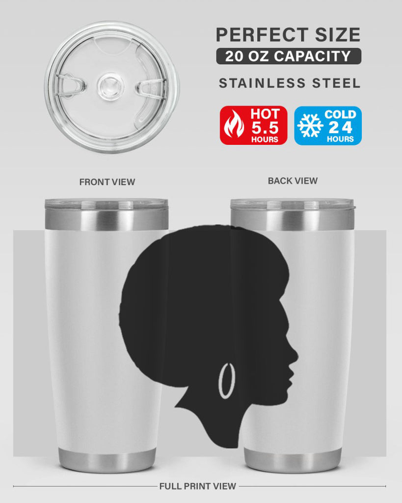 remix femaleafroavatar black 20#- women-girls- Tumbler