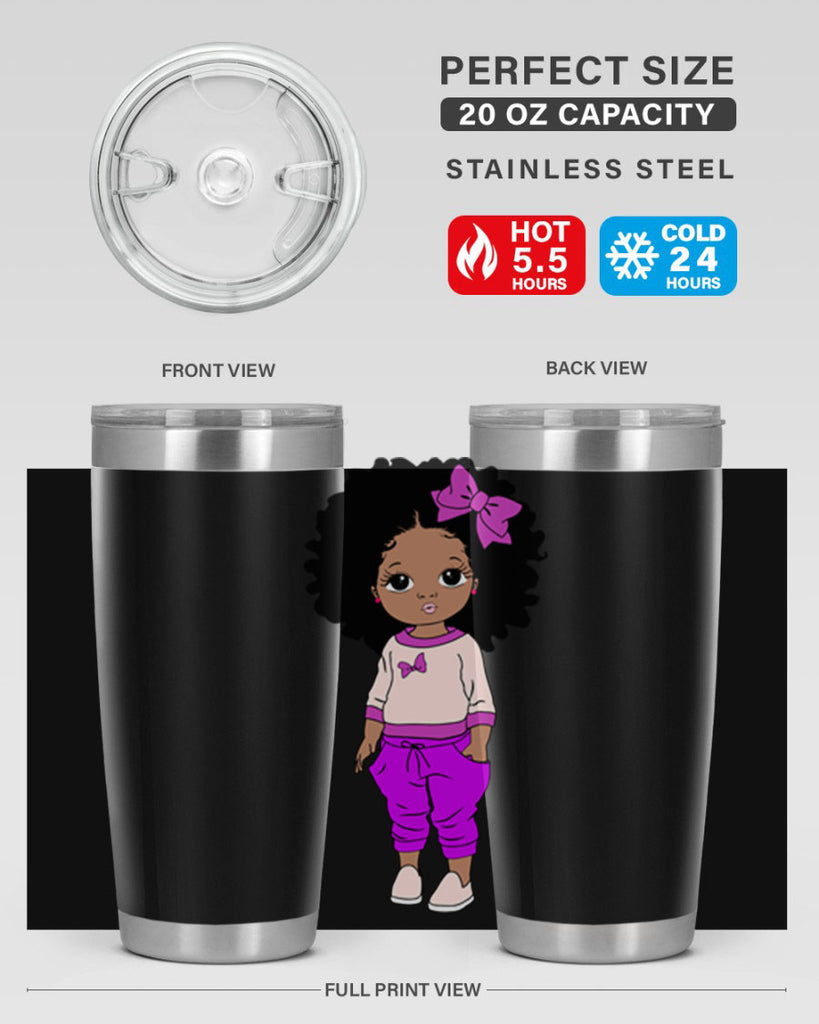 Black girl style 10#- women-girls- Tumbler