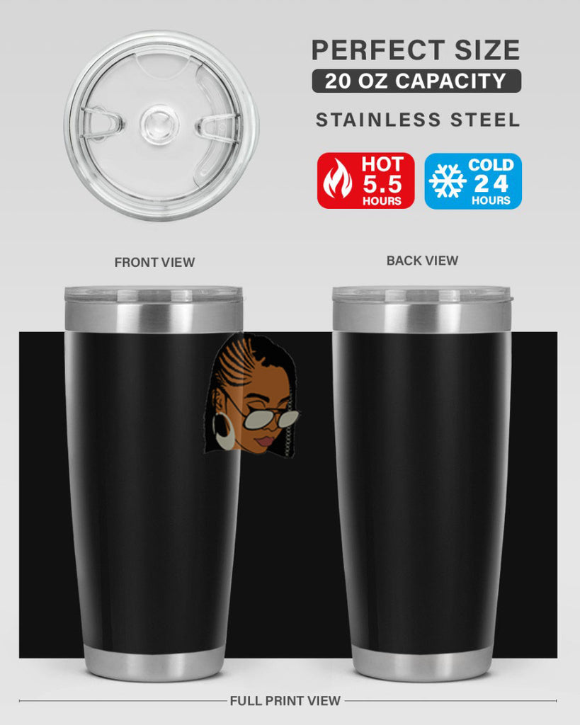 black afro 39#- women-girls- Tumbler
