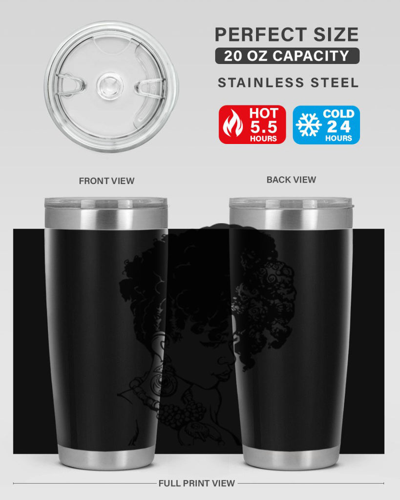 black women - queen 40#- women-girls- Tumbler