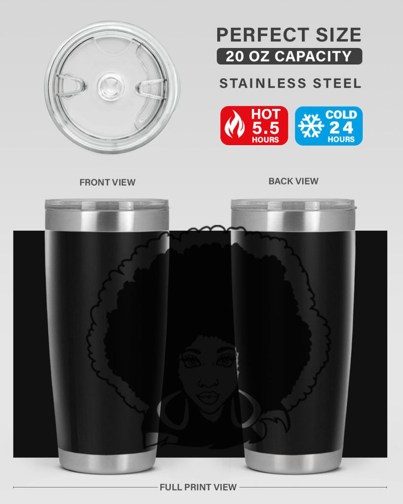 black women - queen 60#- women-girls- Tumbler