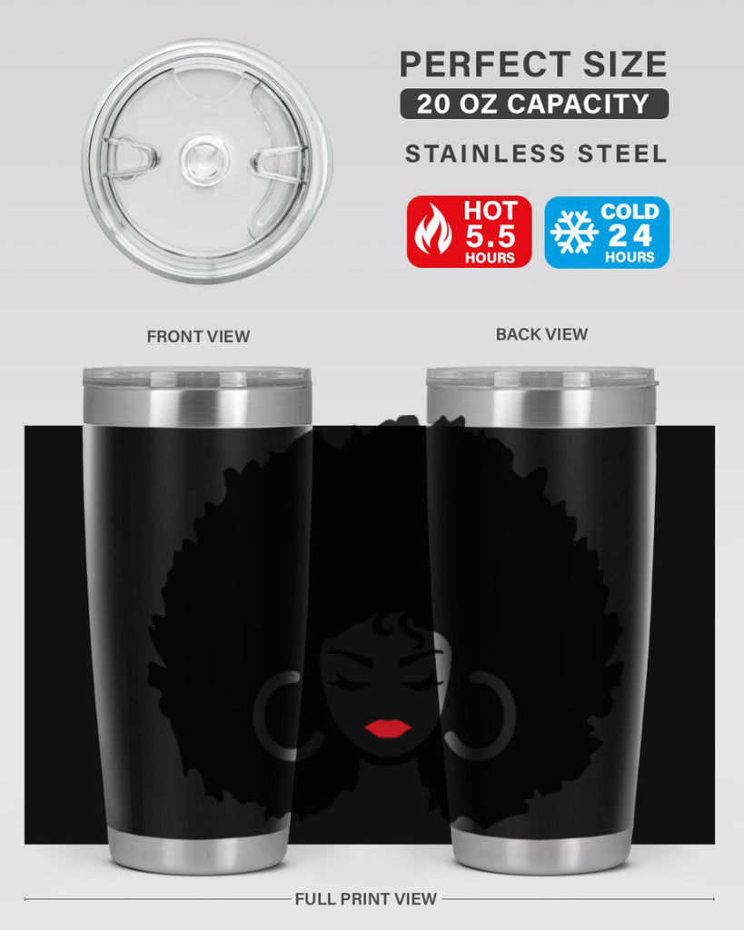 black women - queen 63#- women-girls- Tumbler