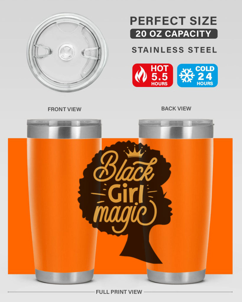Black Girl magic copy Style 60#- women-girls- Tumbler
