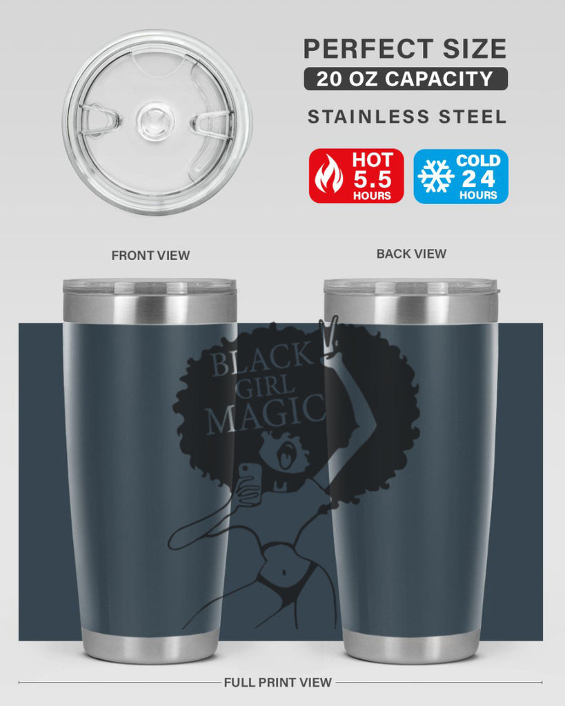 black girl magic 58#- women-girls- Tumbler