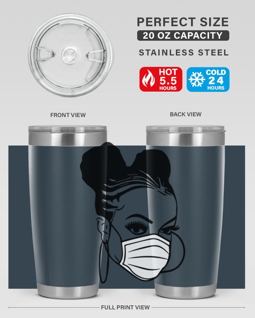 black nurse 6#- women-girls- Tumbler