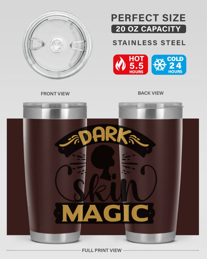 Dark skin magic Style 42#- women-girls- Tumbler