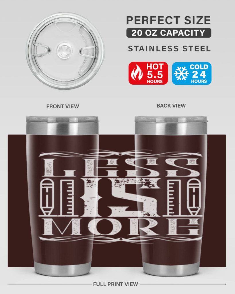 Less is more Style 27#- architect- tumbler