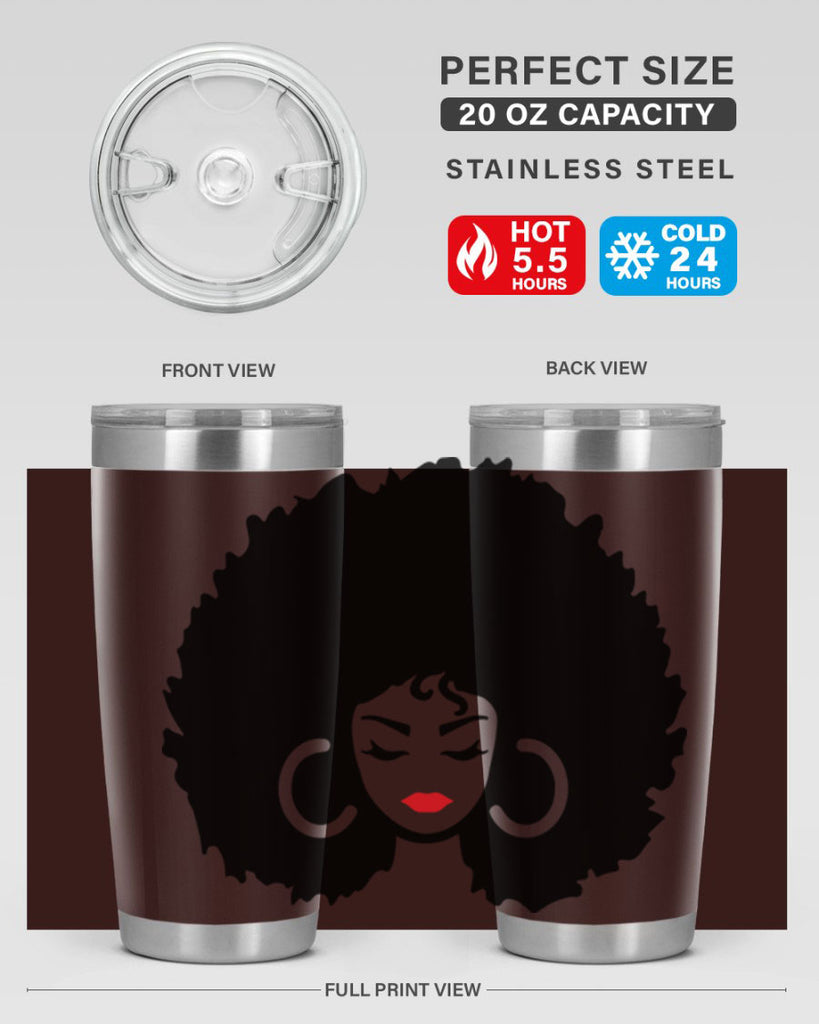 black women - queen 63#- women-girls- Tumbler