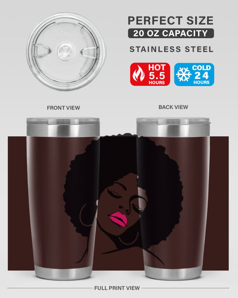 black women - queen 68#- women-girls- Tumbler