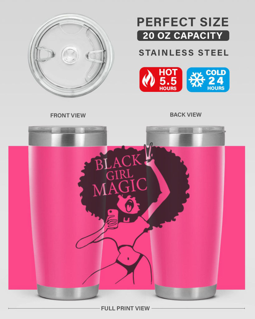 black girl magic 58#- women-girls- Tumbler