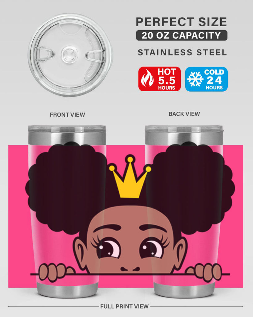 crown afro puffs 51#- women-girls- Tumbler