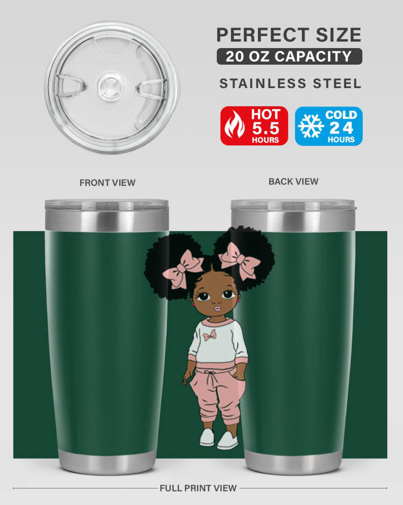 Black girl style 9#- women-girls- Tumbler