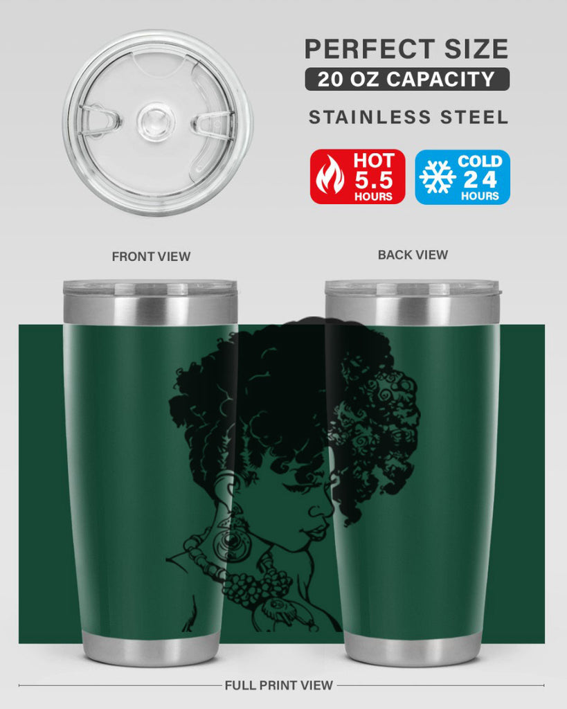 black women - queen 40#- women-girls- Tumbler