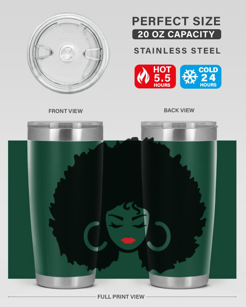 black women - queen 63#- women-girls- Tumbler