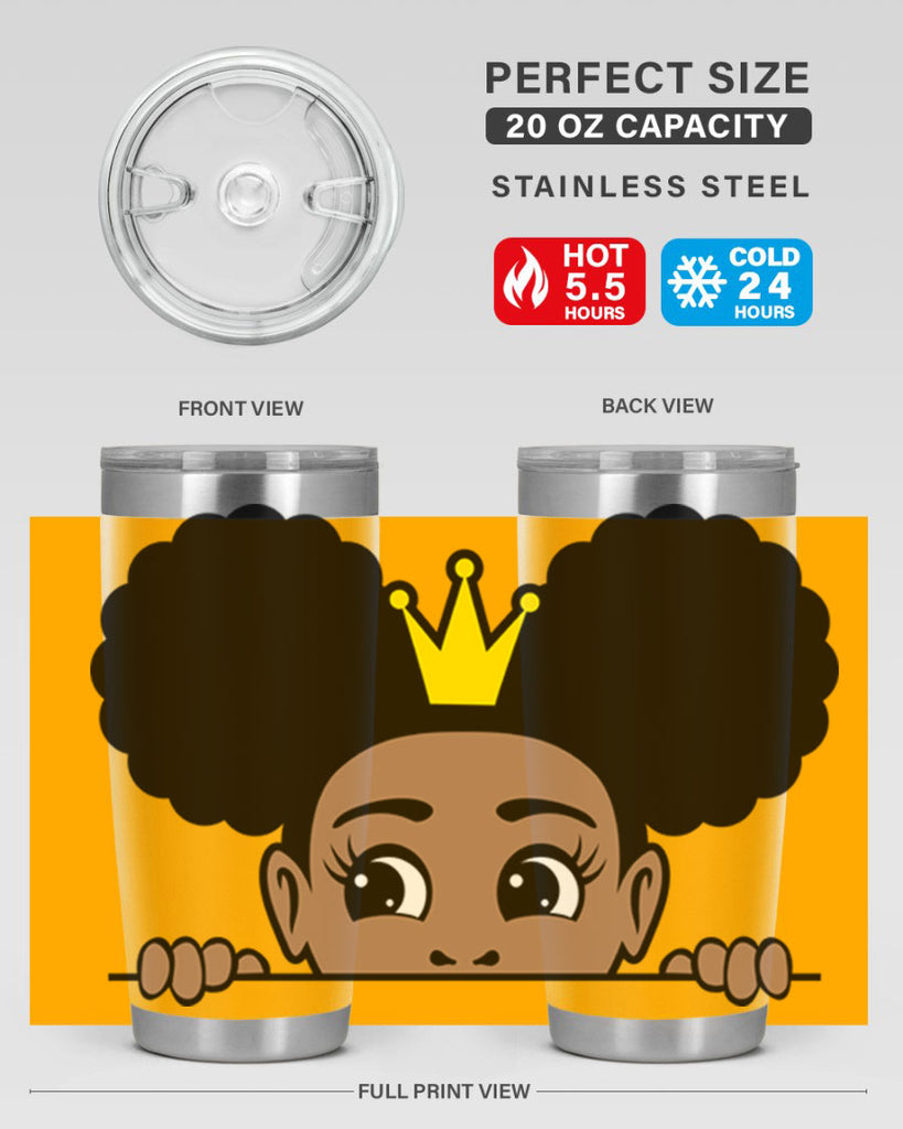 crown afro puffs 51#- women-girls- Tumbler