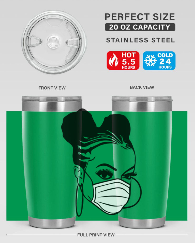 black nurse 6#- women-girls- Tumbler