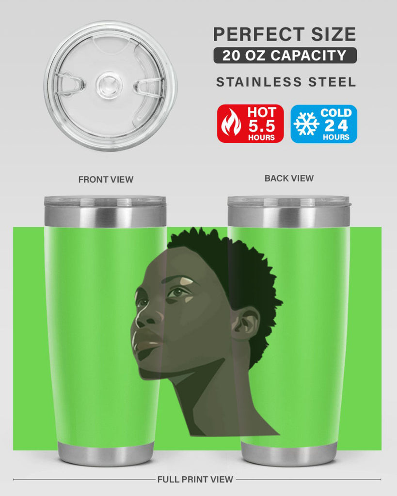 african woman portrait 88#- women-girls- Tumbler