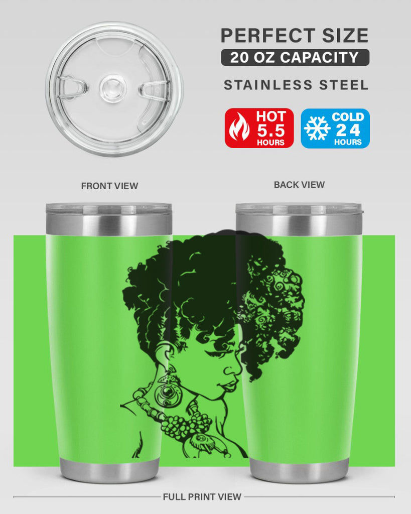 black women - queen 40#- women-girls- Tumbler