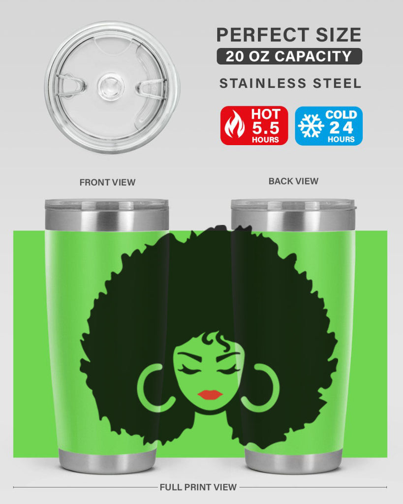 black women - queen 63#- women-girls- Tumbler