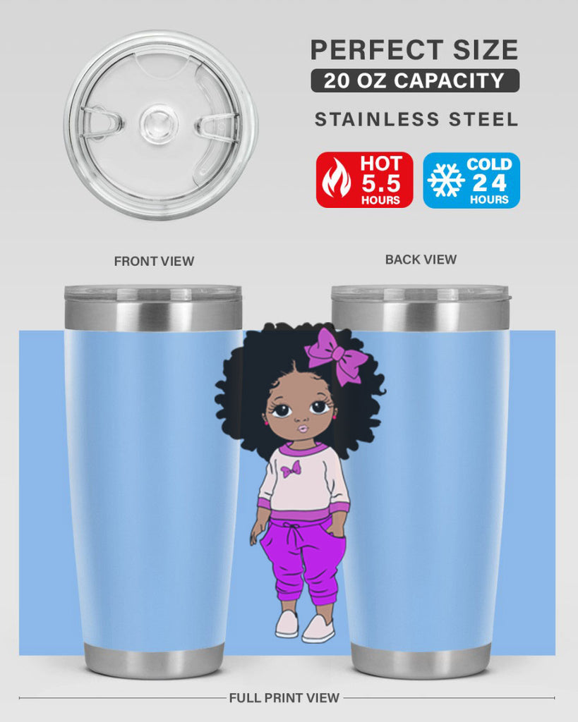 Black girl style 10#- women-girls- Tumbler