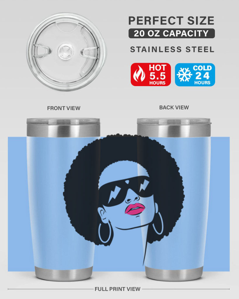 black women - queen 66#- women-girls- Tumbler