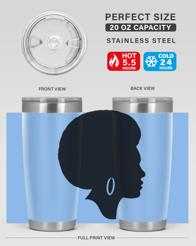 remix femaleafroavatar black 20#- women-girls- Tumbler