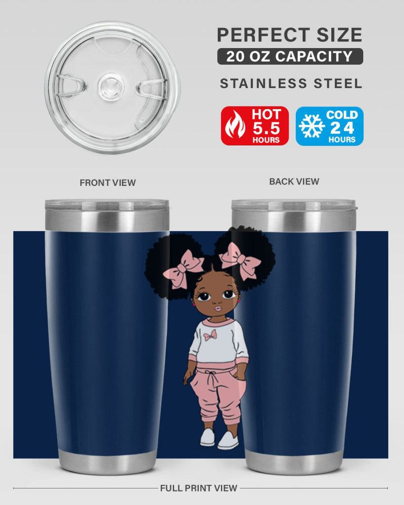 Black girl style 9#- women-girls- Tumbler
