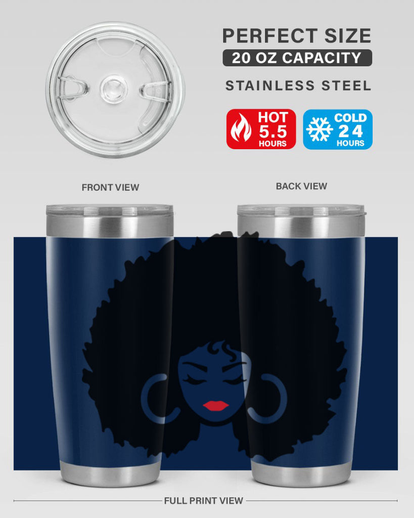 black women - queen 63#- women-girls- Tumbler