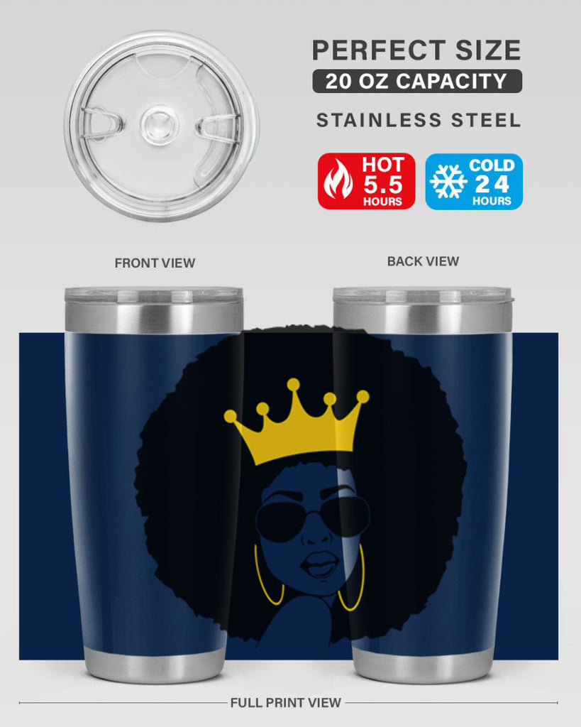 black women - queen 76#- women-girls- Tumbler