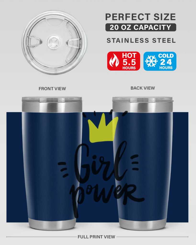 girl power crown 35#- women-girls- Tumbler