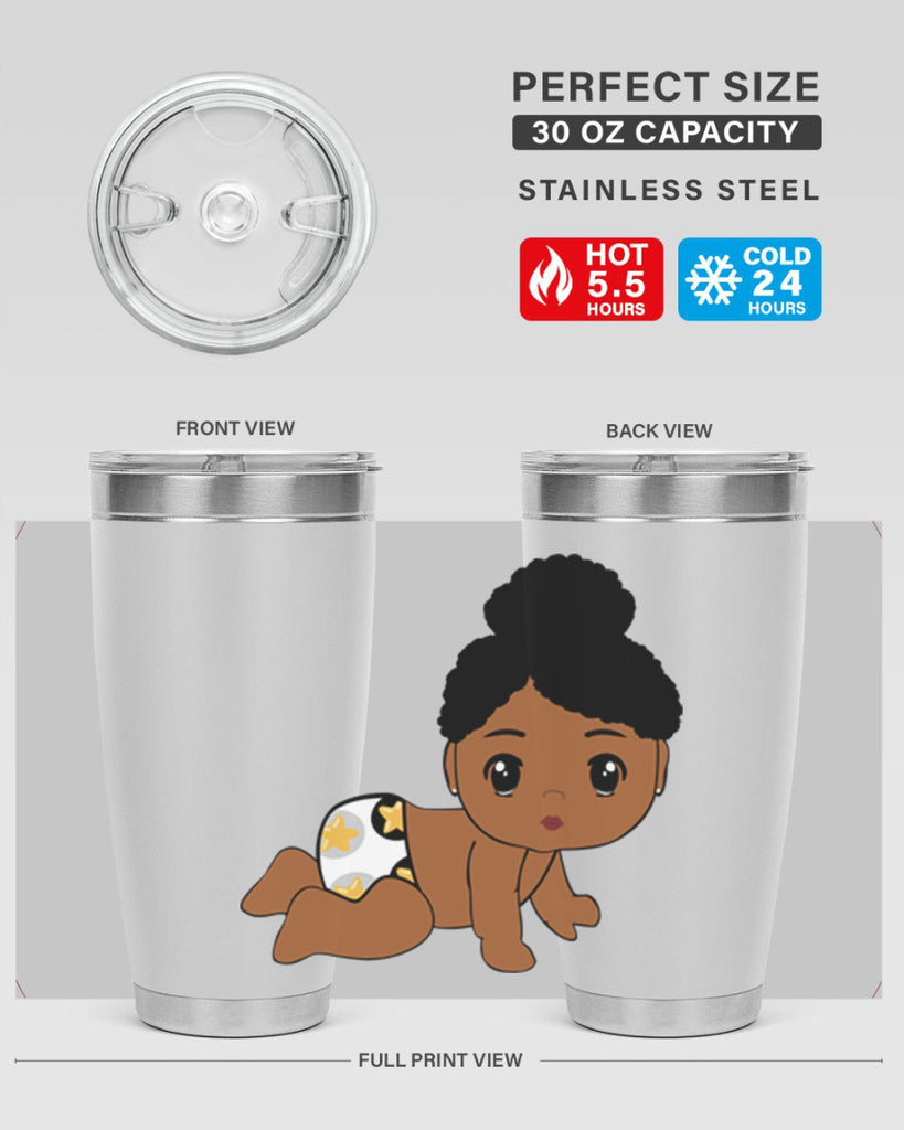 Black baby style 6#- women-girls- Tumbler