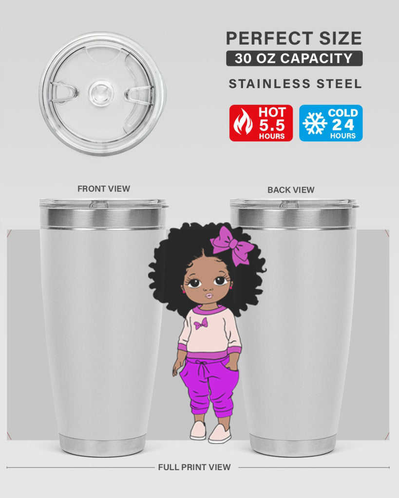 Black girl style 10#- women-girls- Tumbler