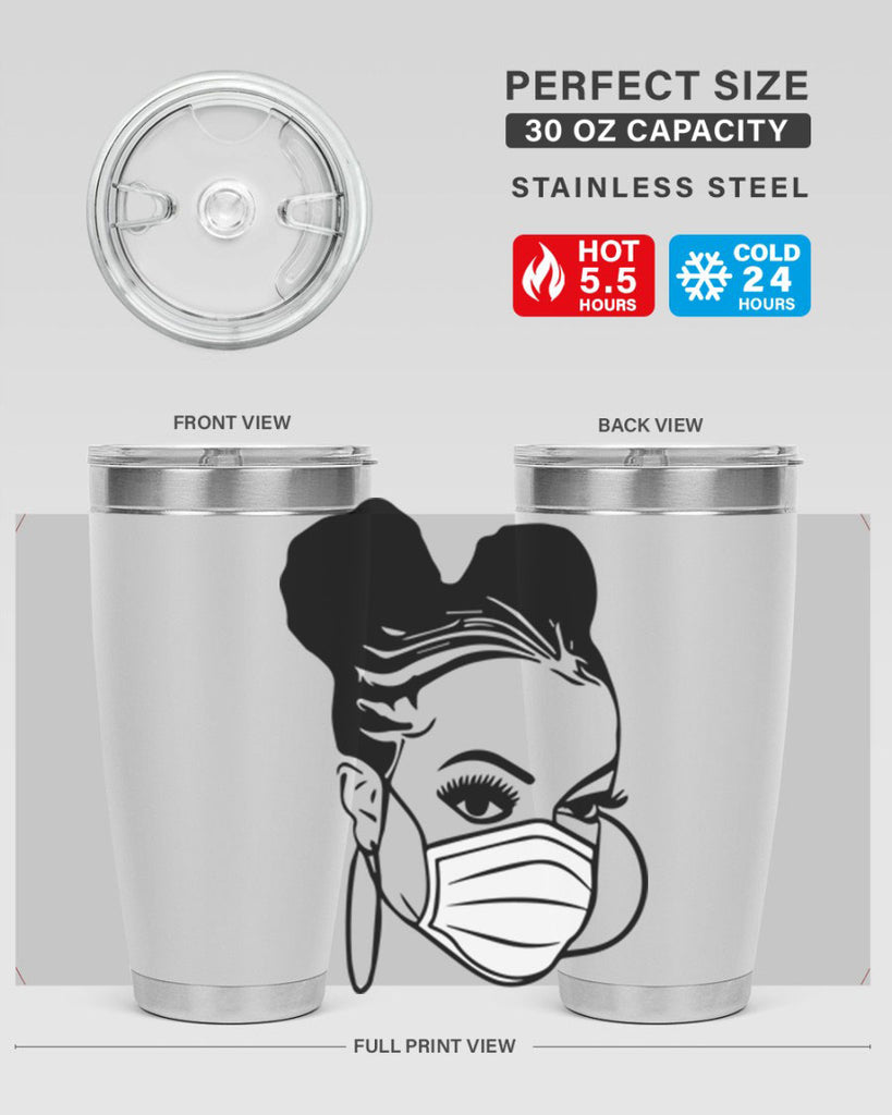 black nurse 6#- women-girls- Tumbler