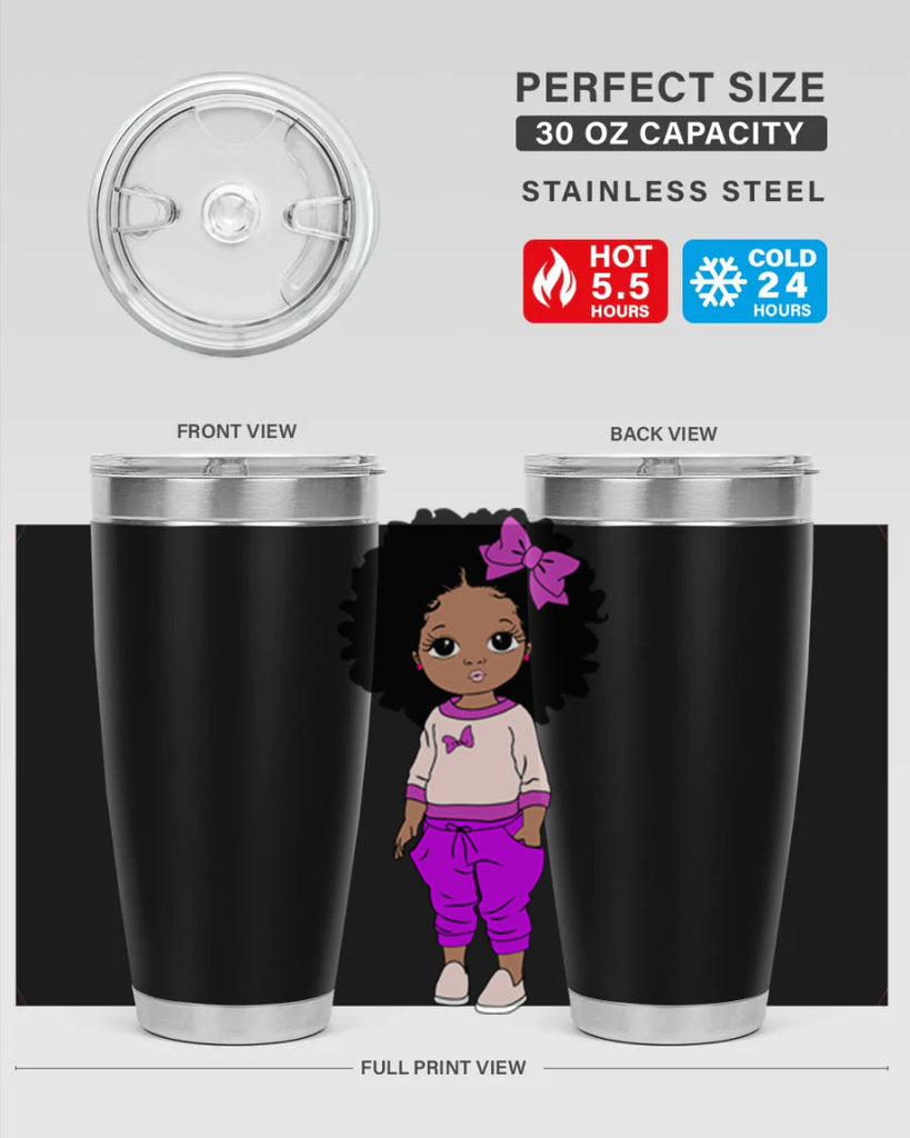 Black girl style 10#- women-girls- Tumbler