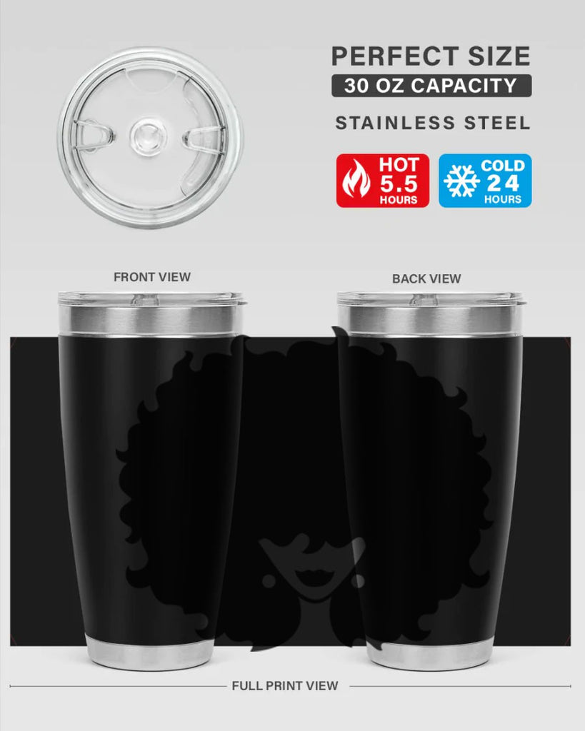afro woman 69#- women-girls- Tumbler