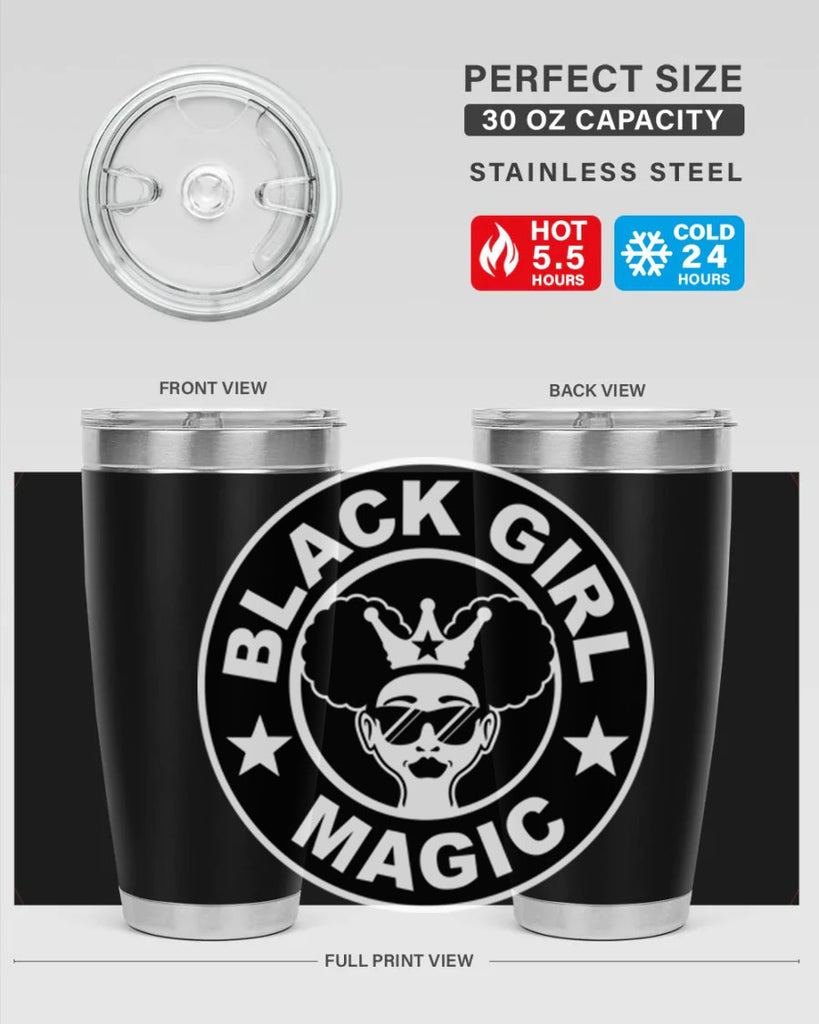 black girl magic coffee 57#- women-girls- Tumbler