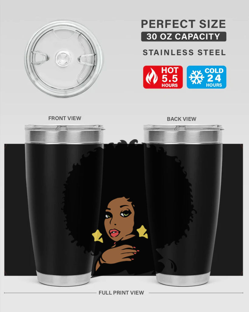 black women - queen 58#- women-girls- Tumbler