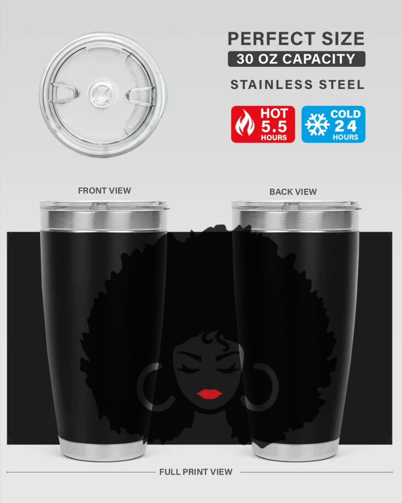 black women - queen 63#- women-girls- Tumbler