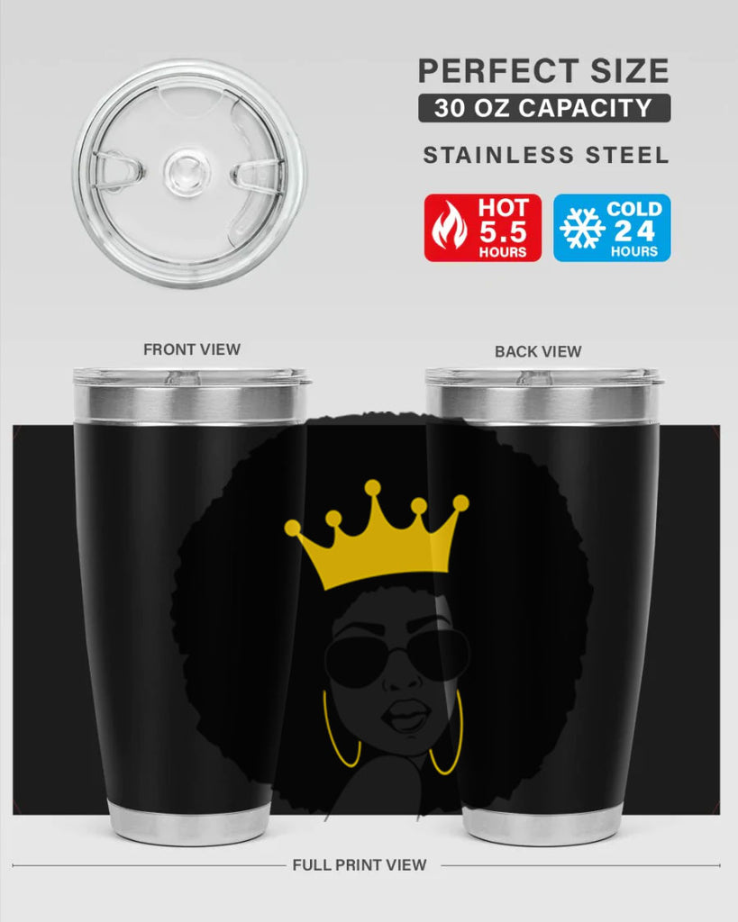 black women - queen 76#- women-girls- Tumbler