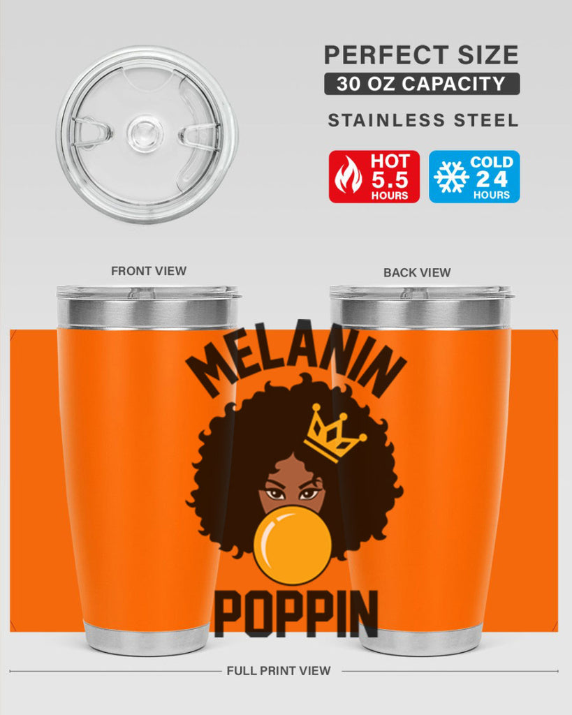 melanin poppin afro girl 25#- women-girls- Tumbler