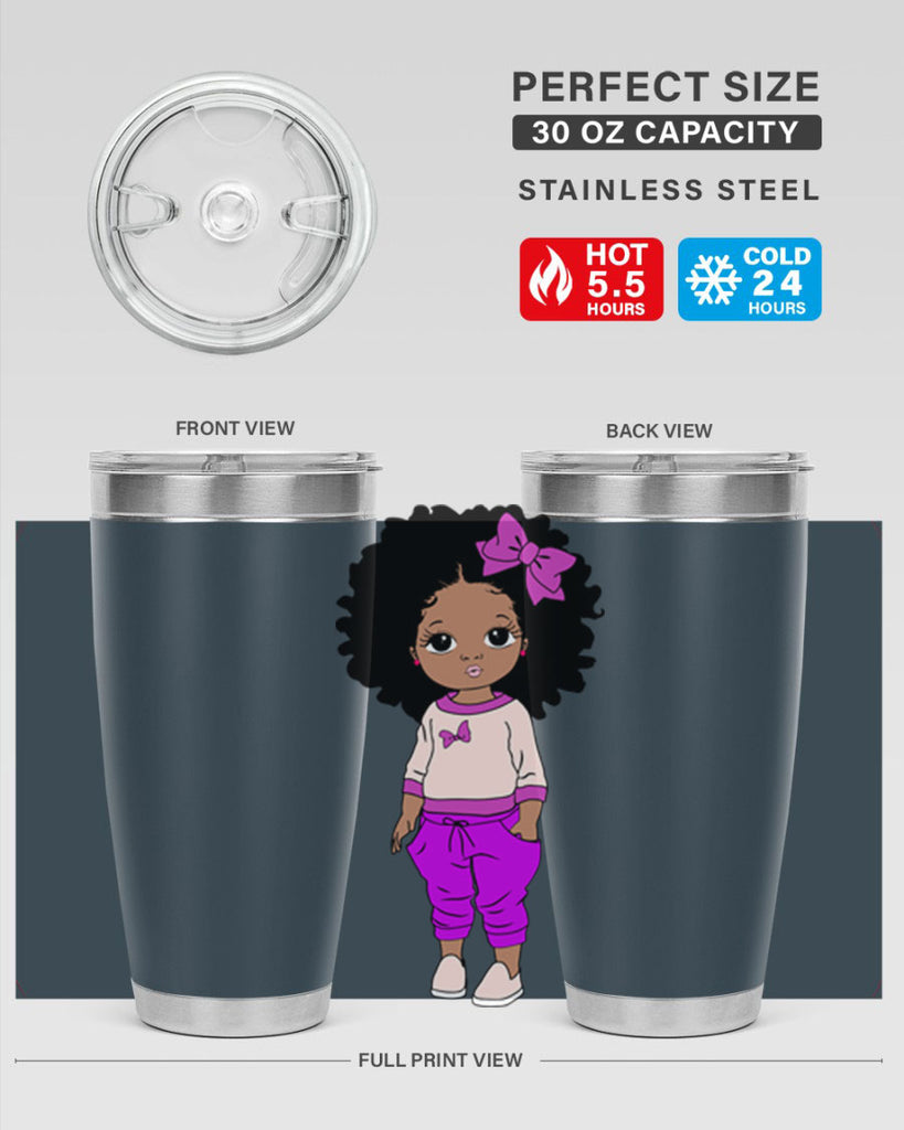 Black girl style 10#- women-girls- Tumbler