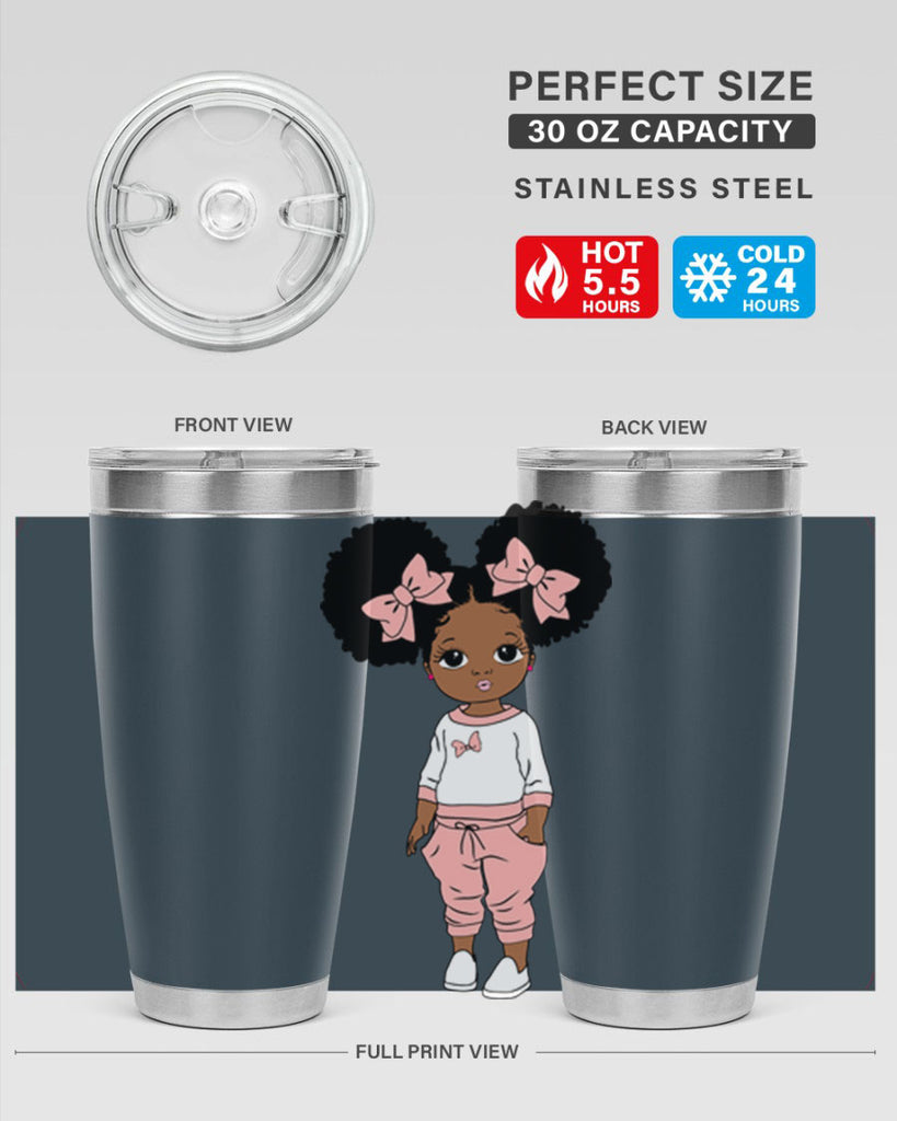 Black girl style 9#- women-girls- Tumbler