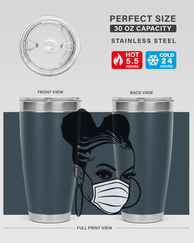 black nurse 6#- women-girls- Tumbler